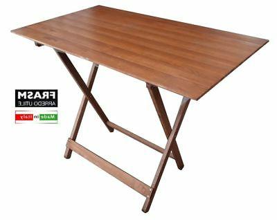 tavolo a strisce 60x100 noce