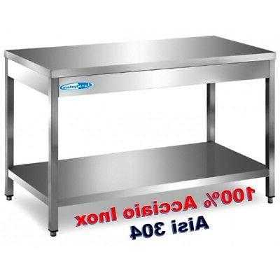 tavolo in acciaio inox cm 80x70x85 h