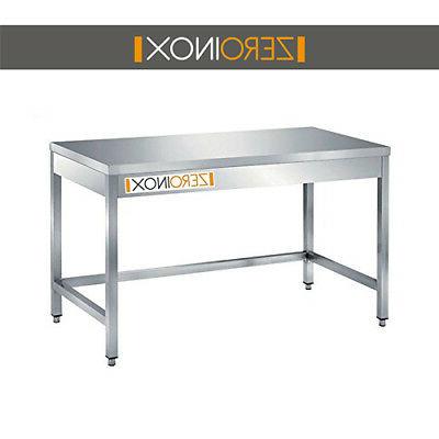 tavolo acciaio inox aisi 304 60x60x85 ristorazione