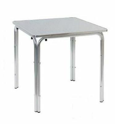 tavolo in alluminio top 80x80 standard a