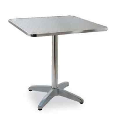 tavolo alluminio quadrato 60x60 standard gamba standard