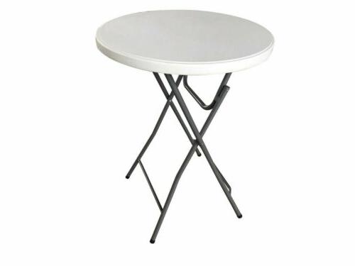 tavolo alto rotondo pieghevole giardino esterno feste