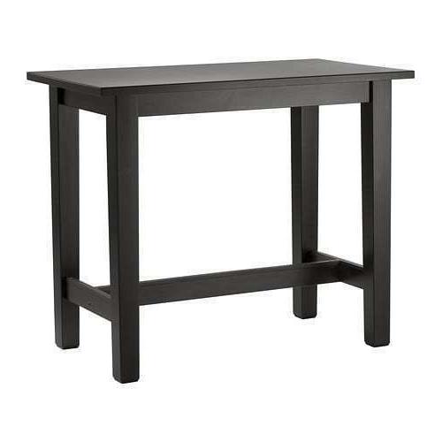 tavolo bar marrone nero 127x70 cm