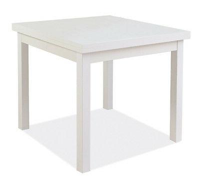 tavolo bianco frassinato quadrato a libro