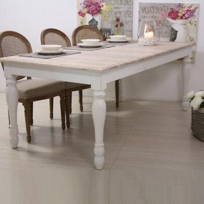 tavolo bianco shabby chic provenzale francese country