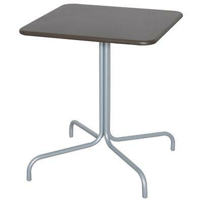 tavolo bistrot street moka in acciaio 60x60xh70