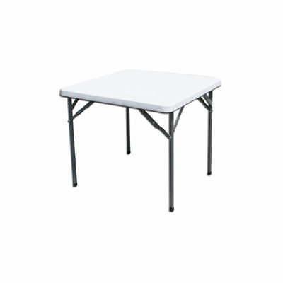 tavolo catering quadrato 87x87x74cm pieghevole in polietilen