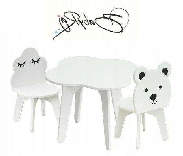 tavolo con 2 sedie fantasia per bambini