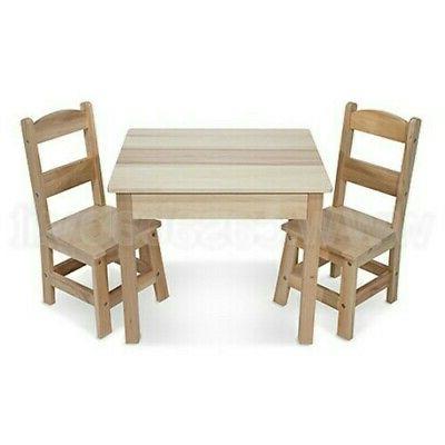 tavolo con 2 sedie in legno 12427