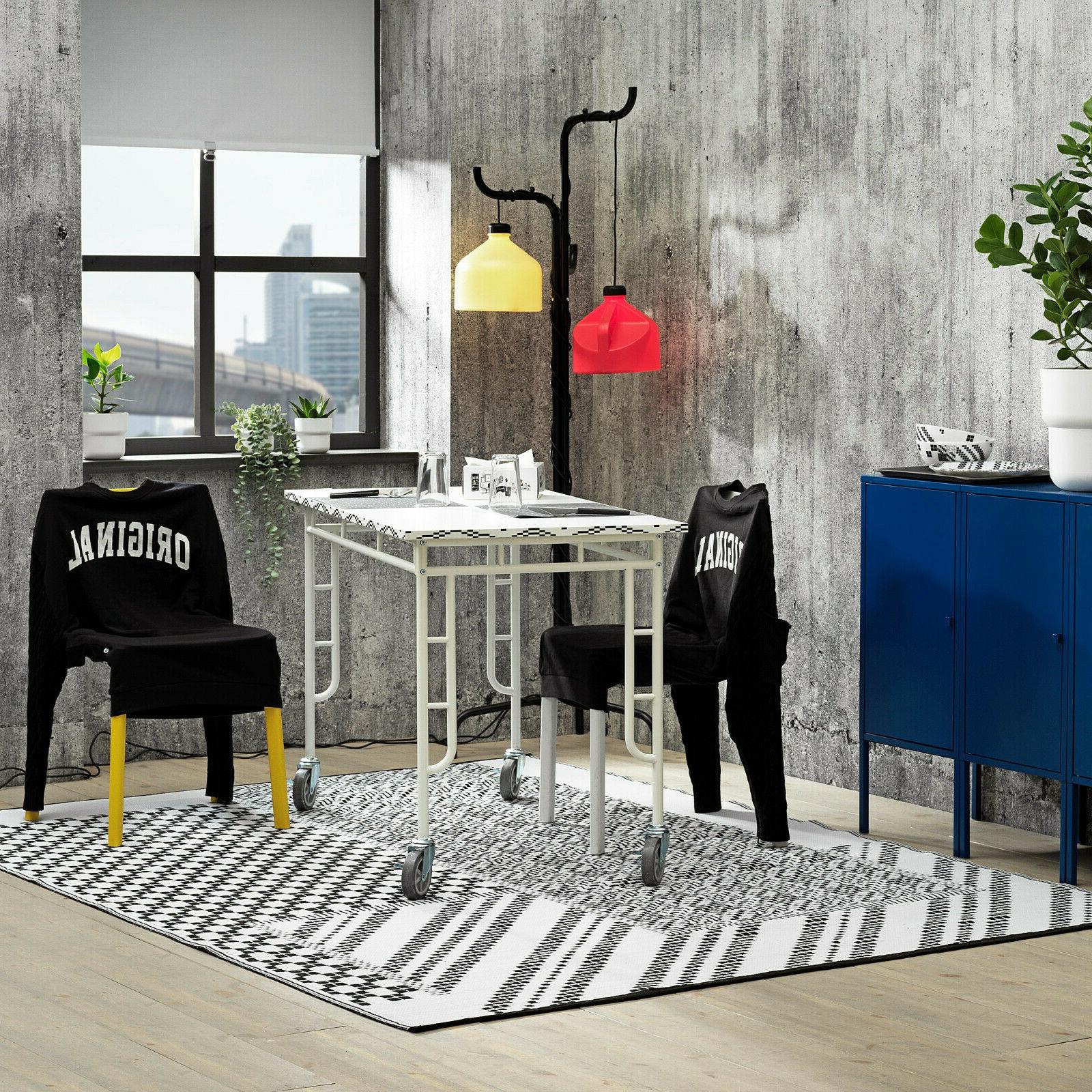 tavolo con ruoli da cucina bianco schwarz120x60