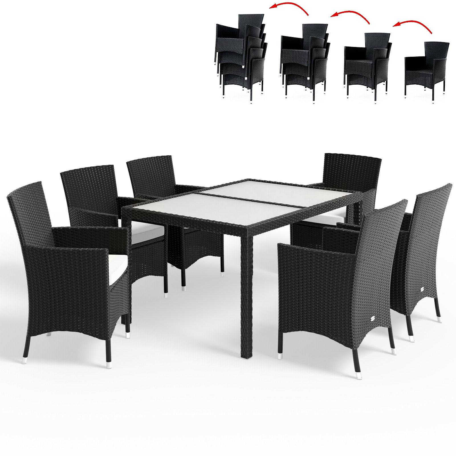 tavolo con sedie da giardino salotto da