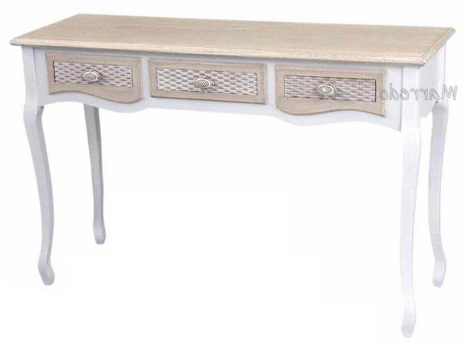 tavolo consolle 3 cassetti scrivania h78 120