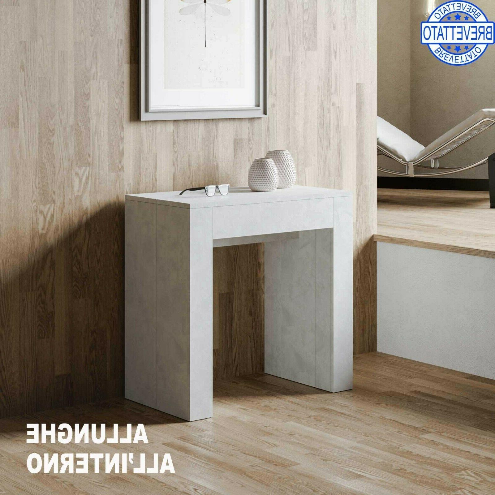 tavolo consolle allin allunghe all interno made