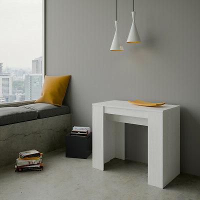 tavolo consolle bianco frassino basic sala pranzo