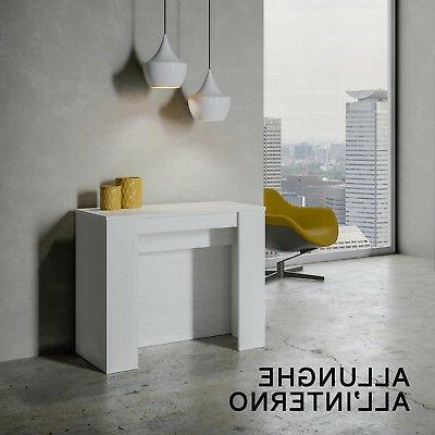 tavolo consolle bianco frassino venus sala pranzo