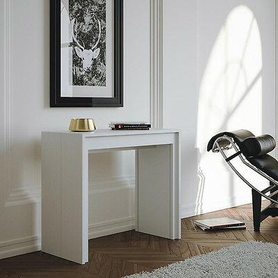 tavolo consolle bianco opaco moderna arcobaleno l