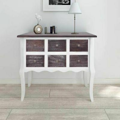 tavolo consolle in legno bianco marrone 6