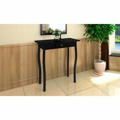 tavolo consolle in mdf stile rustico nero