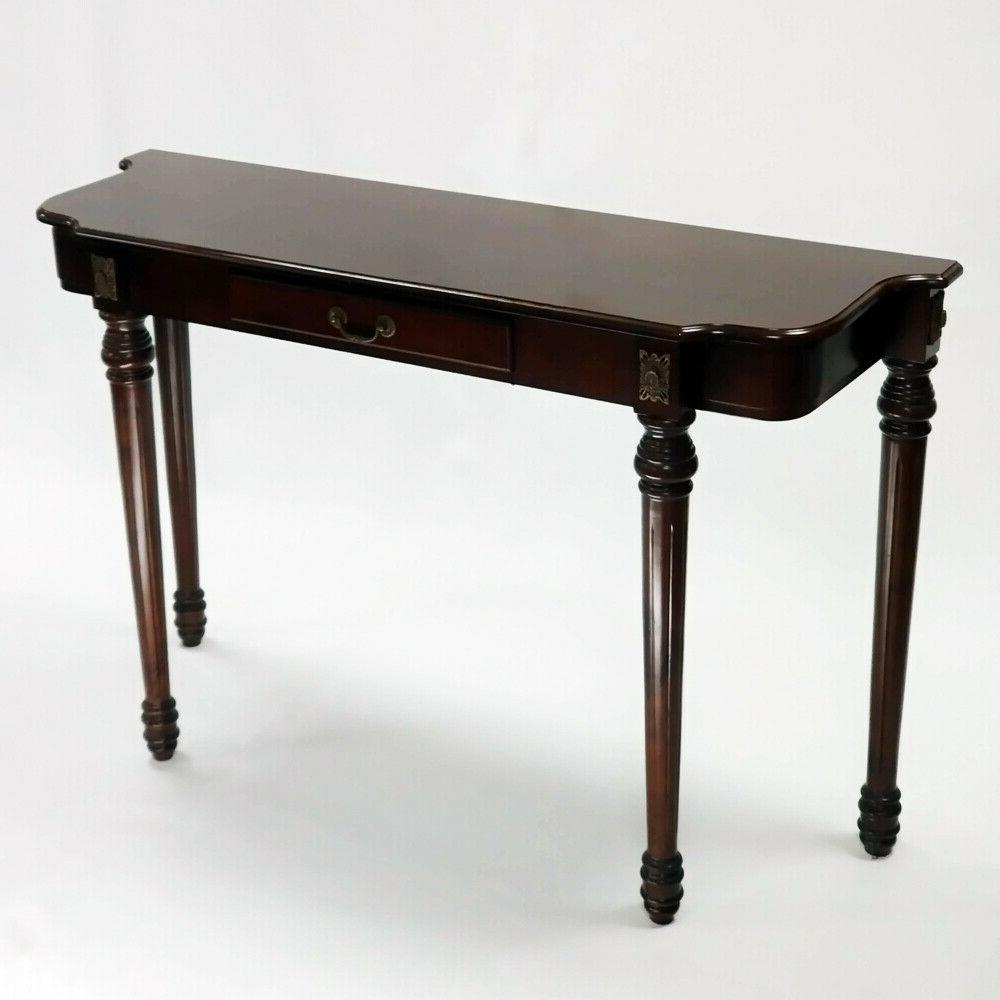 tavolo consolle salotto in legno stile antico