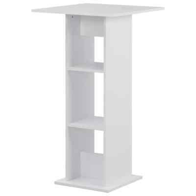 tavolo da bar bianco 60x60x110 cm 280205
