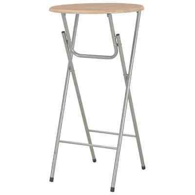 tavolo da bar rovere mdf e acciaio