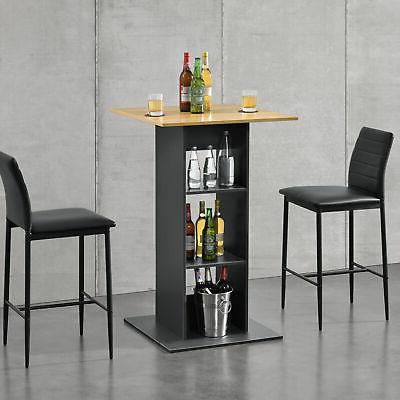 tavolo da bar sgabello rotante tavolino teca