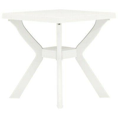tavolo da bistrot bianco 70x70x72 cm in