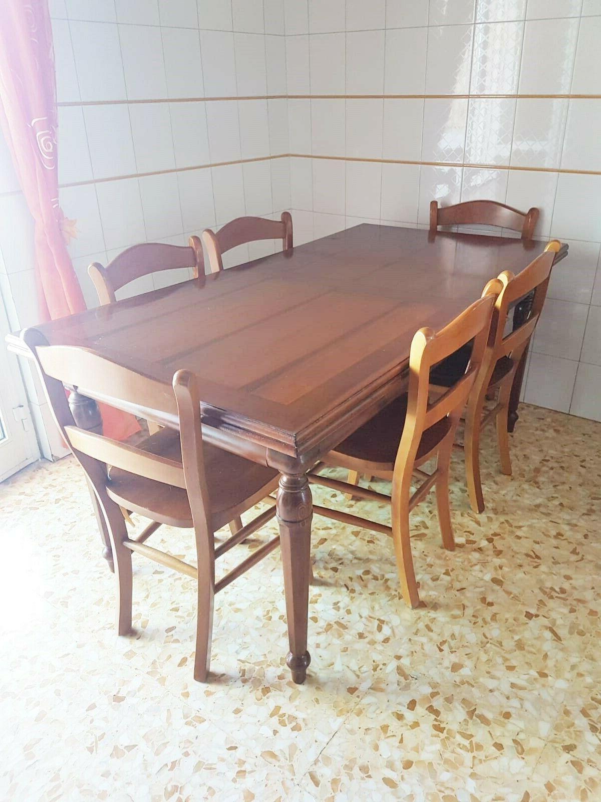 tavolo da cucina 6 sedie