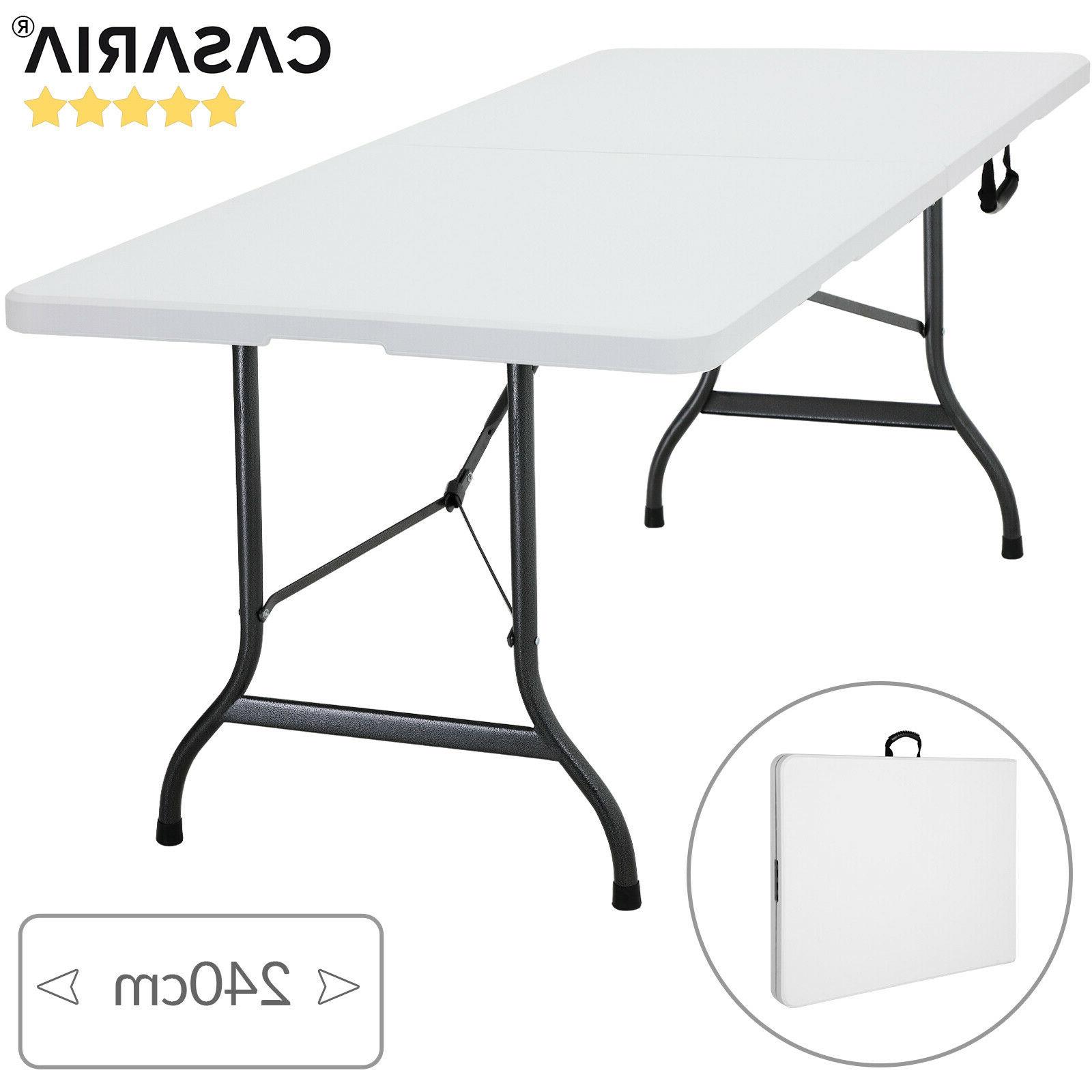 tavolo da giardino 240cm pieghevole manico di