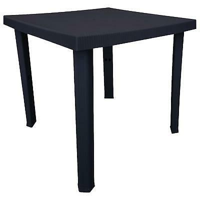 tavolo da giardino esterno 80x80x72h cm antracite