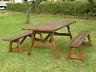 Da Giardino In Legno Con Panchine Separate 8+2 Posti