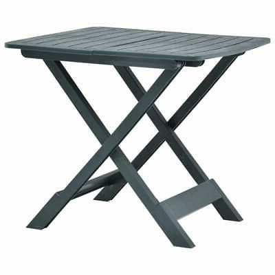 tavolo da giardino pieghevol verde 79x72x70 cm