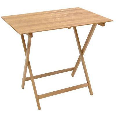 tavolo da giardino pieghevole legno 100x60x72 h