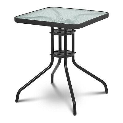 tavolo da giardino quadrato da esterno bistro