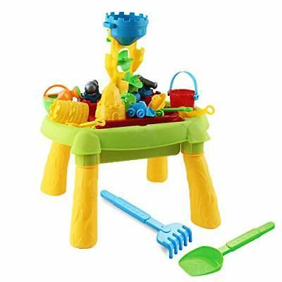 tavolo da gioco con acqua e sabbia