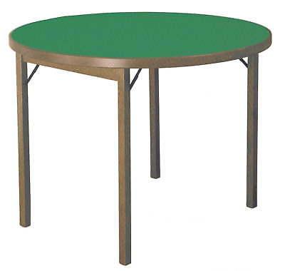 tavolo da gioco rotondo pieghevole 100 cm