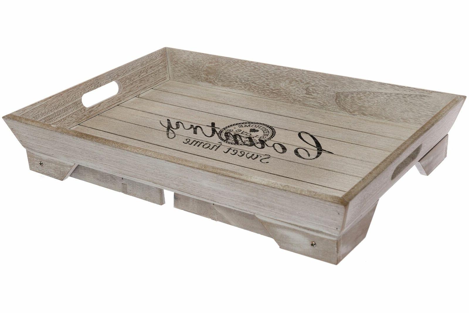 tavolo da letto legno vassoio prima colazione