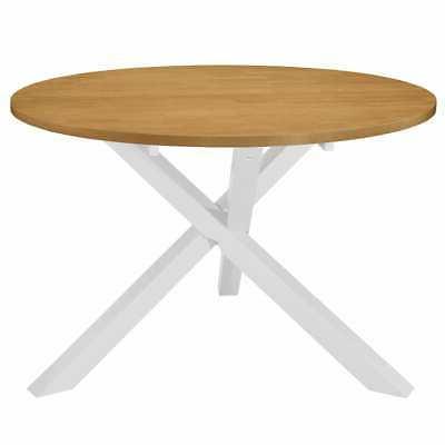 ax tavolo pranzo bianco marrone mdf cucina