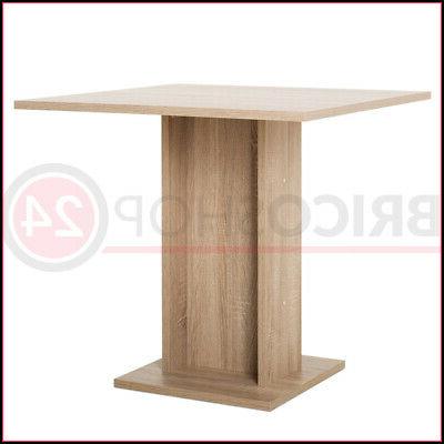 tavolo da pranzo fisso 80x80 cm rovere