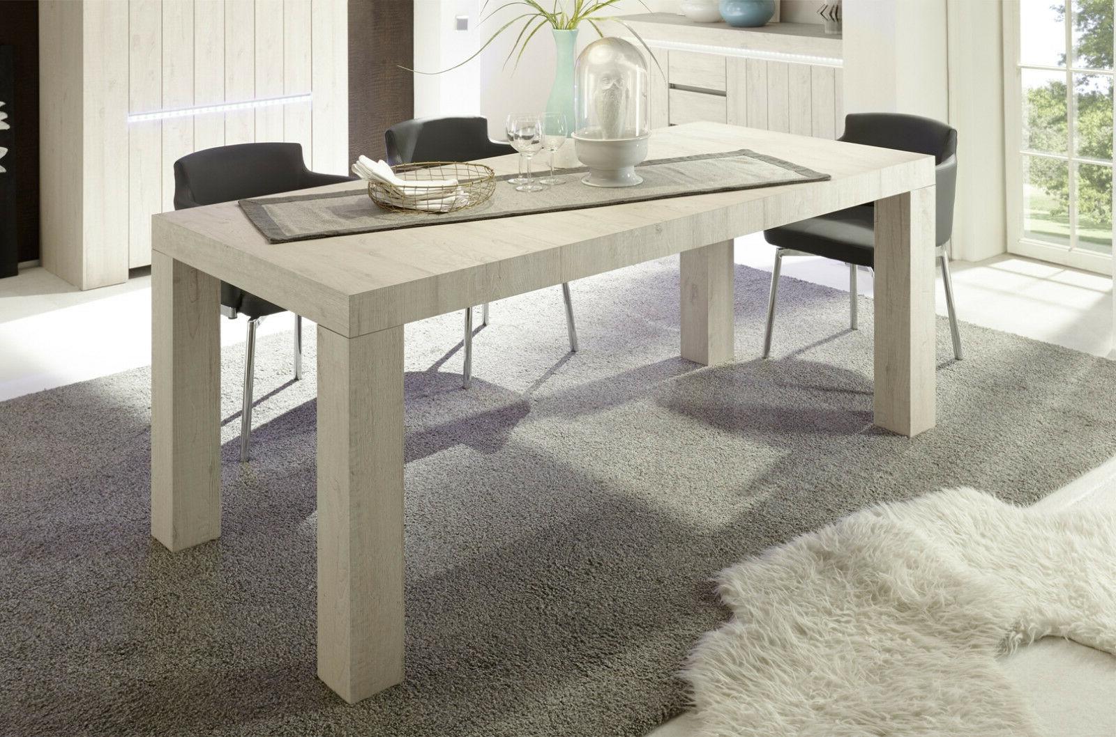 tavolo da pranzo moderno fisso legno rovere