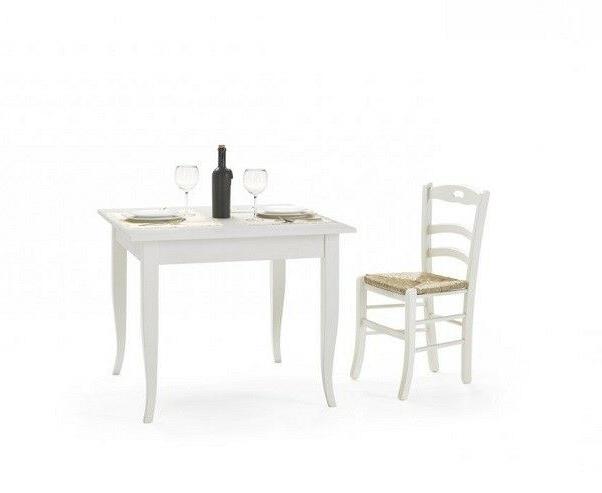 tavolo da pranzo quadrato fisso in legno