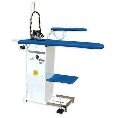 tavolo da stiro aspirante riscaldato con ferro