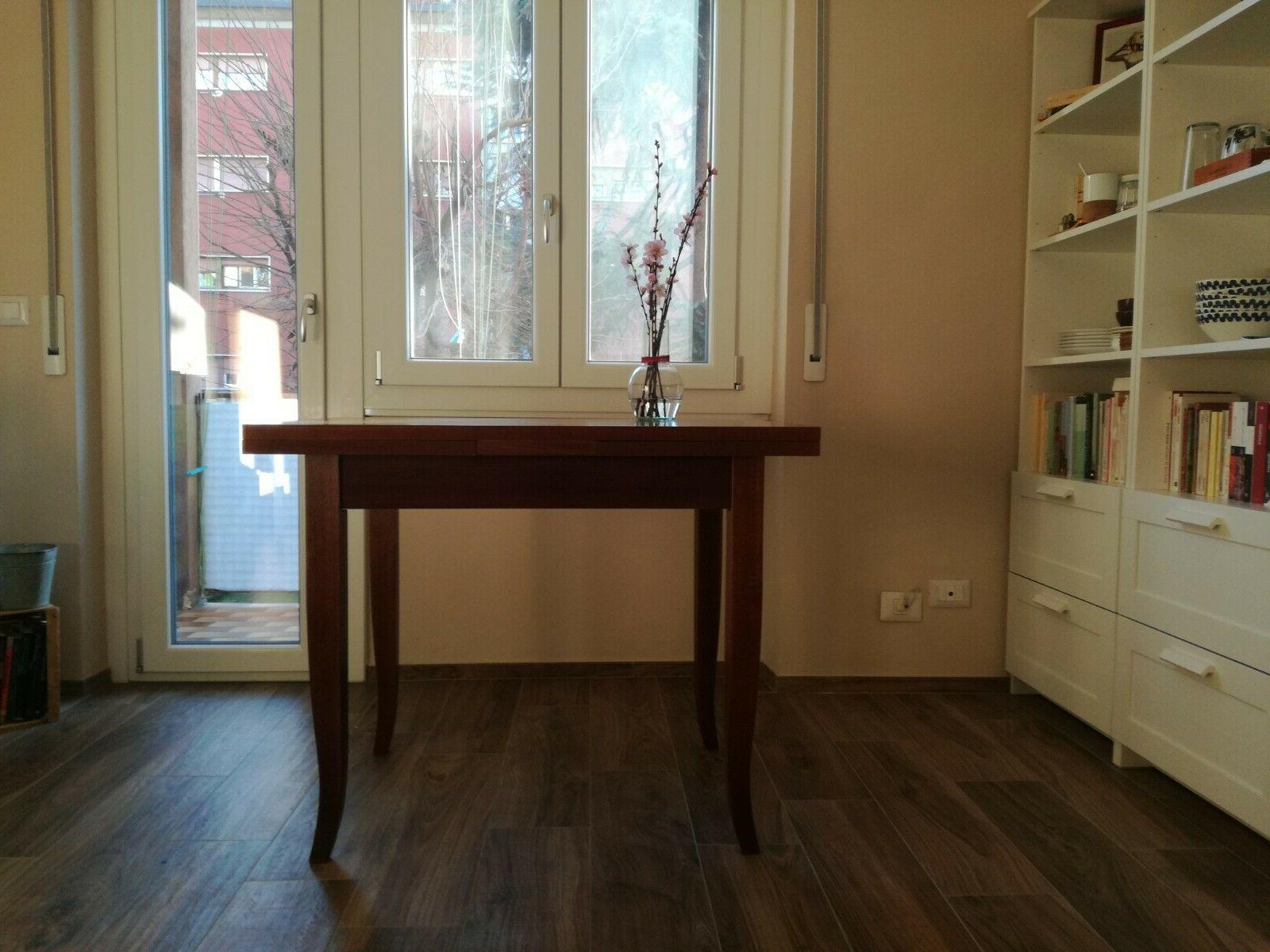 tavolo di legno noce arte povera 148