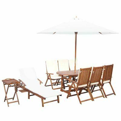 tavolo e sedie da giardino 17pz in