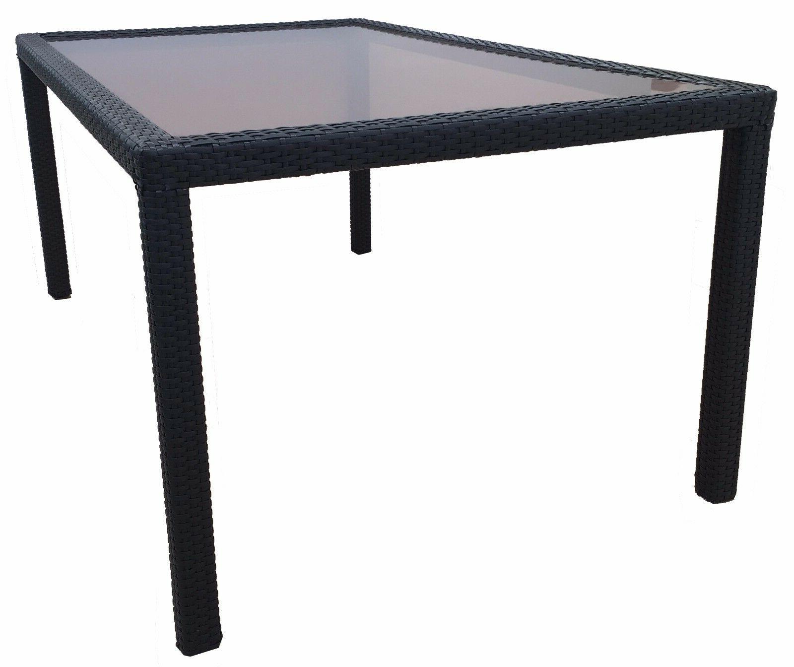 tavolo esterno vetro procida grigio con struttura