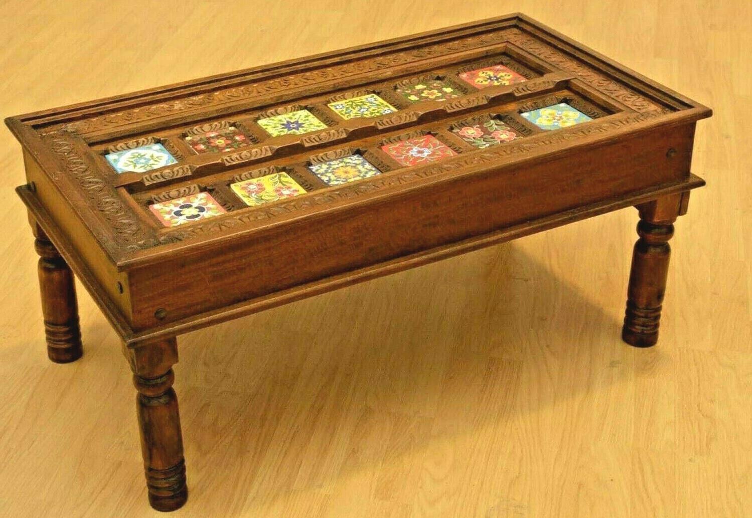 tavolo etnico vintage tavolo india portale cm