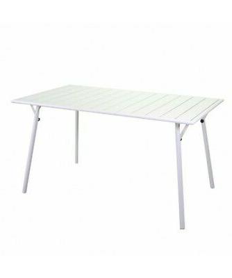 tavolo ferro rovigon bianco rettangolare pieghevole