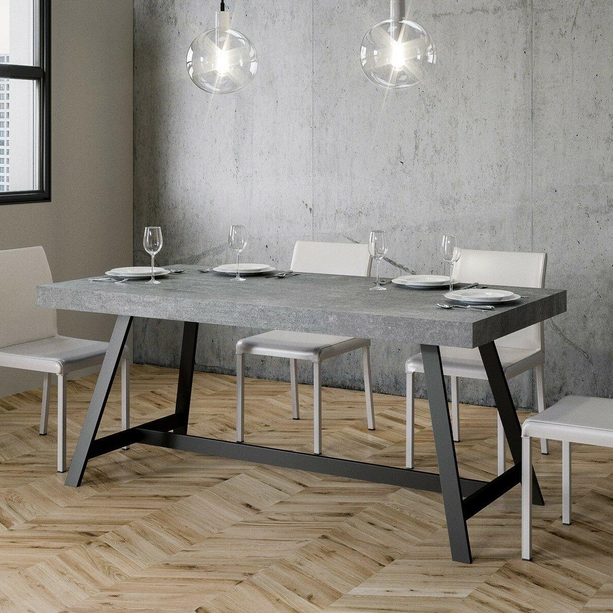 tavolo fisso achille per soggiorno cucina sala