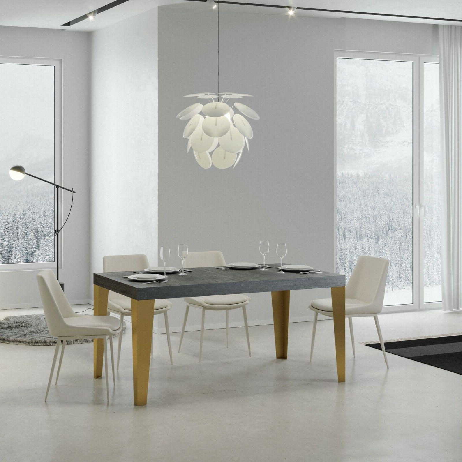 tavolo fisso flame gold per soggiorno cucina