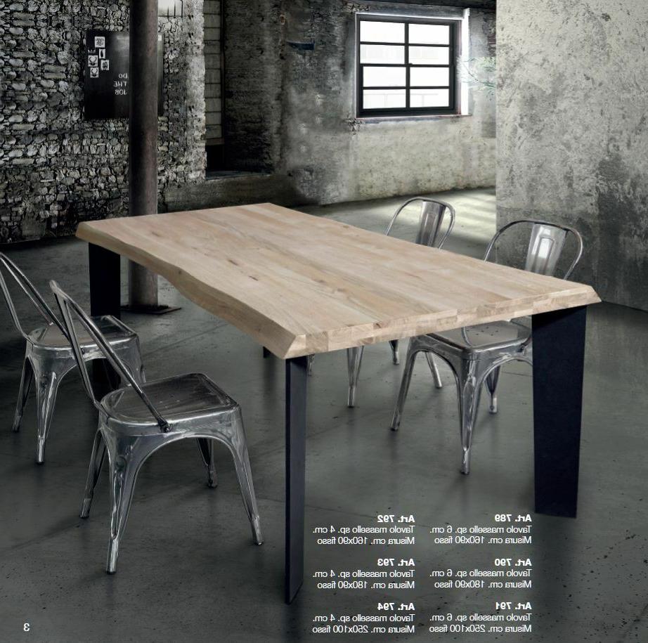 tavolo fisso in massello in varie misure